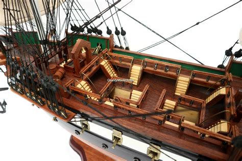 Uss Constellation Tall Ship Fully Assembled Wooden Ship Model