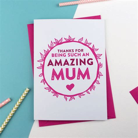 Awesome Mum Mothers Day Card A Is For Alphabet