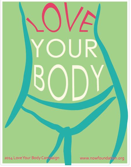 Love Your Body Campaign Poster Entry Loving Your Body Love My Body