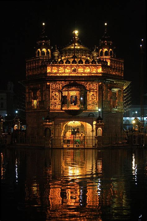 The Golden Temple Amritsar India Golden Temple And Background
