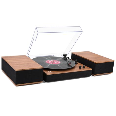 Buy Mpk Bluetooth Record Playerturntable Hifi System With Bookshelf