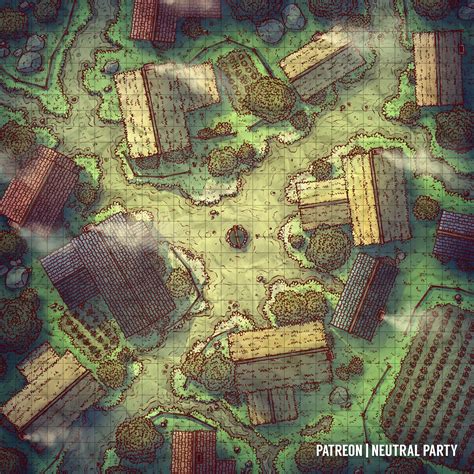 Village Square Dndmaps Fantasy City Map Fantasy World Map Dungeon