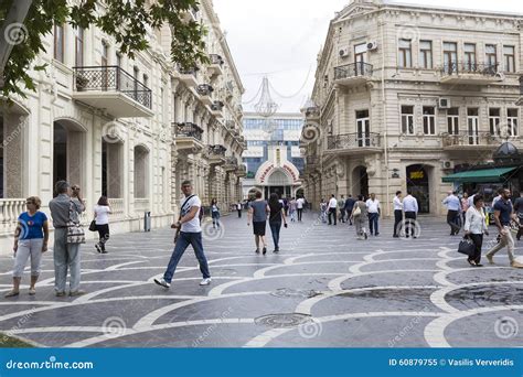 View Of The Architecture Streets And Buildings In Baku In Aze