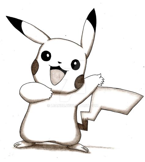 Pikachu Drawing By Leanrb On Deviantart