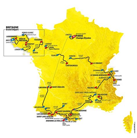 Etape Tour De France 2022 15 Juillet - Le parcours du Tour de France 2021 - Blog Pédaleur : conseils