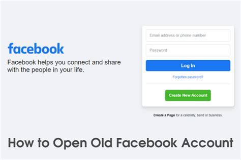 How To Open My Old Facebook Account Without Password 2022 Cuboid