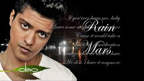 Letra de la canción it will rain, de bruno mars, en inglés (english lyrics). BRUNO MARS - IT WILL RAIN (Lyrics) - YouTube