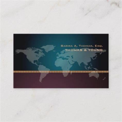 Pixdezines Going Global World Map Business Card Zazzle Business