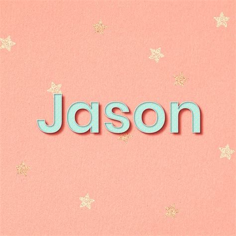 Jason Name Word Art Typography Free Image By Wit