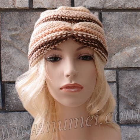 Knitting Pattern Calista Turban Hat