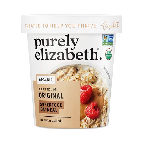 Purely Elizabeth Superfood Oats Cup Original Thrive Market