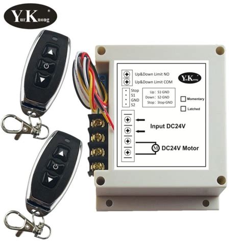 External Button Remote Control Motor Wireless Switch 24v 40a 600w