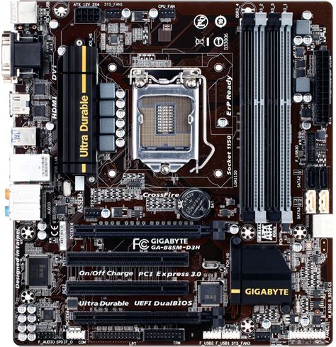 Gigabyte Ga B85m D3h Intel Motherboard At Mighty Ape Nz