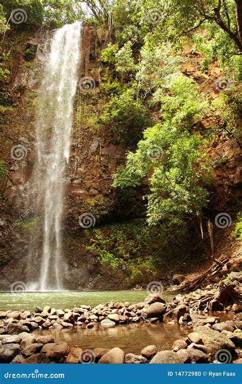 Secret Falls -Kauai, Hawaii Stock Photo - Image: 14772980