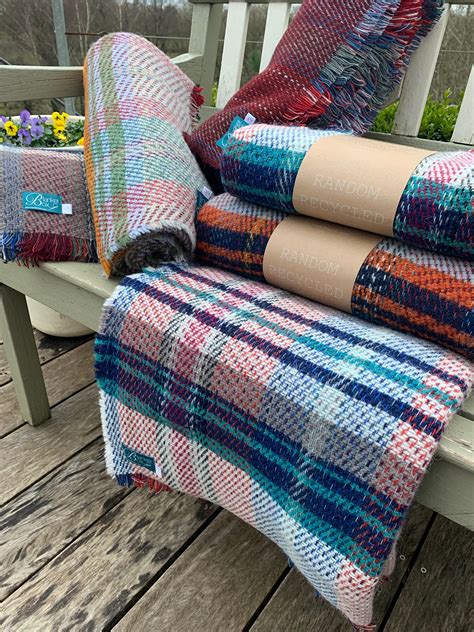 British Made Recycled All Wool Blanket Throw Etsy Uk