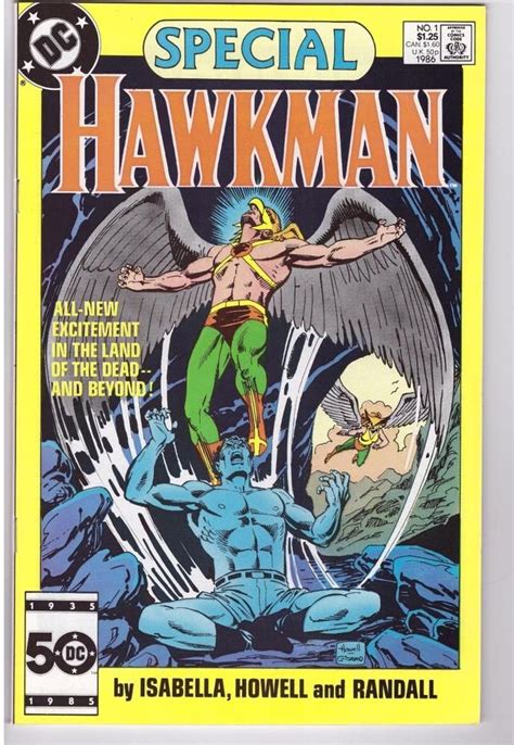 Hawkman Special 1 Dc Comic Book 1986 Land Of The Dead And