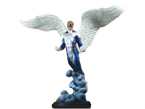 Anjo X Men Blue Costumes Angel Statues Costumes