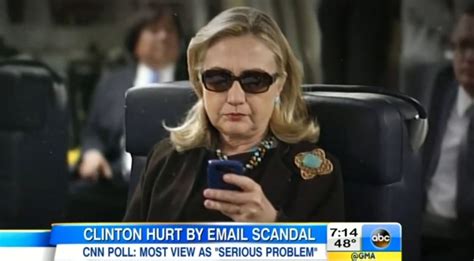 only abc notices poll showing e mail scandal taking a toll on hillary newsbusters