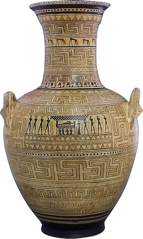 Dipylon Amphora Geometric Vase Ancient Greek Pottery Ceramic Museum