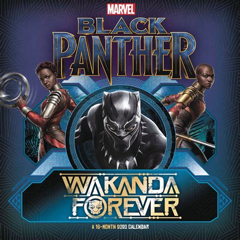 Apr192406 Black Panther Wakanda Forever 2020 Wall Cal Previews World