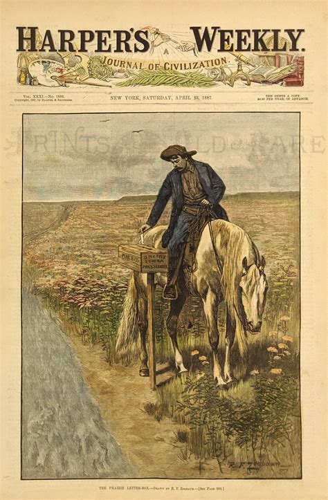 Prints Old And Rare Western Cowboys Antique Maps And Prints