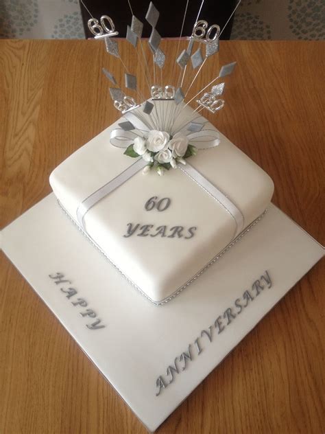 Ideas For 60th Wedding Anniversary Cakes Anniversary 60th Cake Cakes Cakecentral Diamond
