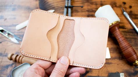 leather card wallet  pattern makesupply
