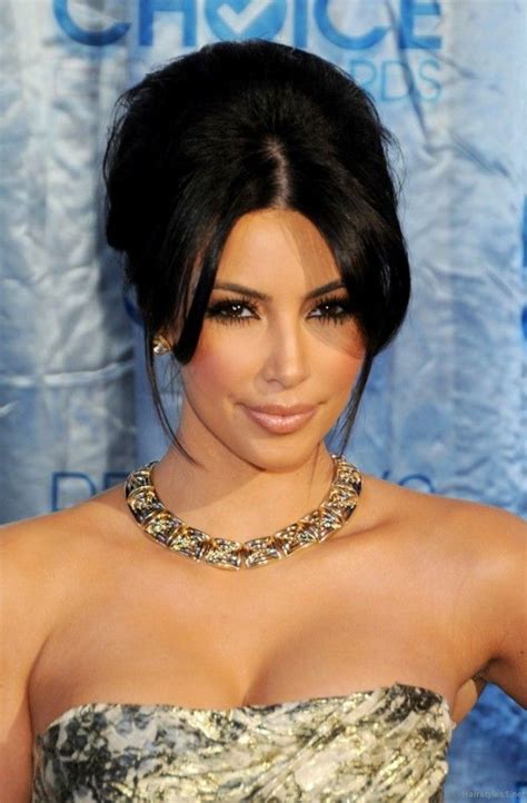 Wedding Updo Kim Kardashian Hair Hair Styles Kardashian Hair