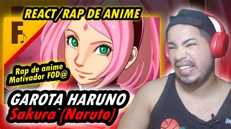 Garota Haruno Sakura Naruto Felícia Rock Reactrap De Anime