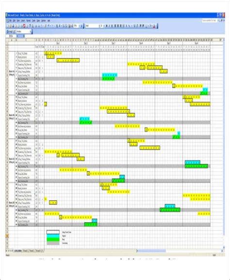 15 Free Construction Schedule Templates In Excel Free