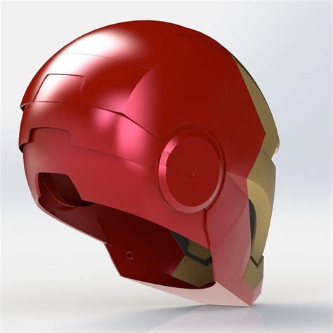 Iron Man Helmet Stl File Free 3d Model