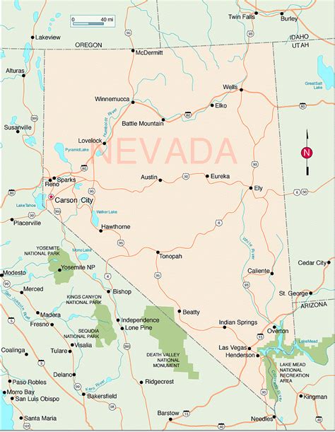 Map Of Nevada