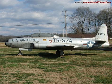 Aerial Visuals Airframe Dossier Lockheed T 33a 1 Lo Sn 52 9574
