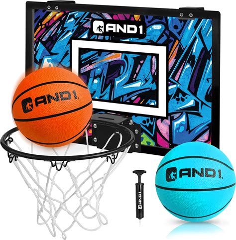 And1 Mini Basketball Hoop 18 X12 Pre Assembled Portable Over The Door