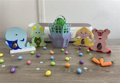 Animal Creme egg holders - Instructions and Cut Files - GM Crafts