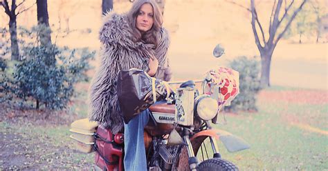 Chloés Muse Anne France Dautheville Dautheville In 1973 On Her Bike
