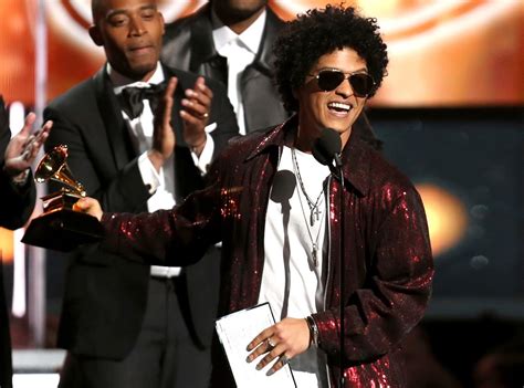 Bruno Mars From Grammy Awards 2018 Winners E News