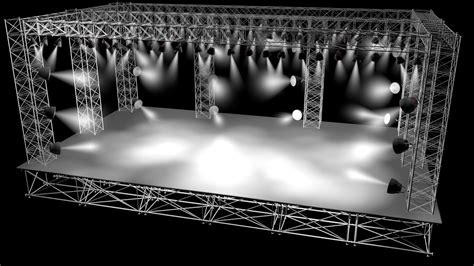 3d Model Concert Stage