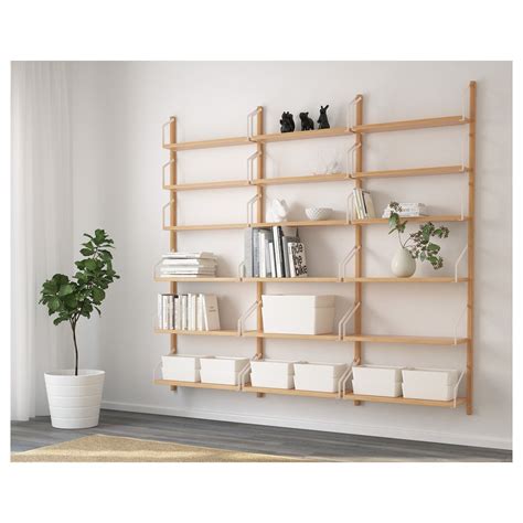 IKEA SVALNÄS Combinaison de rangement murale | Kệ sách, Kiến trúc