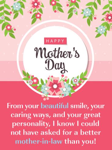 Hallmark strong, confident, compassionate mothers day card. Mother's Day Cards for Mother-in-Law | Birthday & Greeting ...