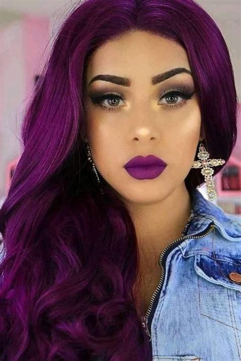 15 Gorgeous Aubergine Hair Styles Just For You