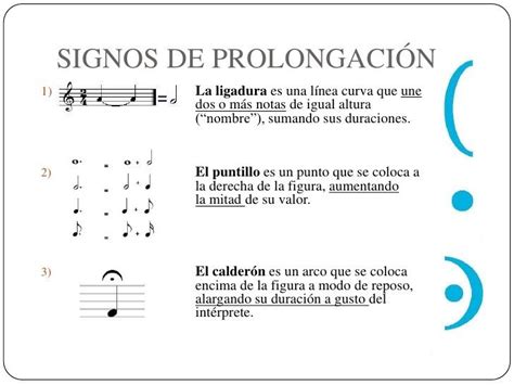 Signos De Prolongaci N Clase De Musica Notas Musicales Teor A Musical