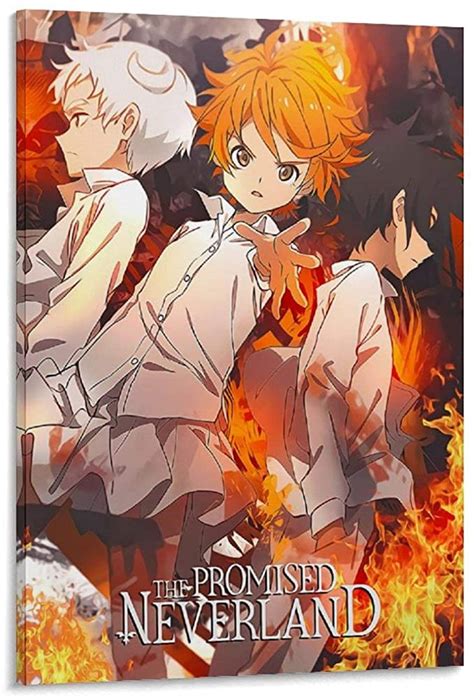 The Promised Neverland Anime Canvas Art Poster And Wall Art