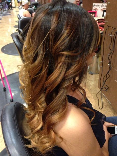 Love This One But A Bit Blonder At The Ends Caramel Ombré Done By