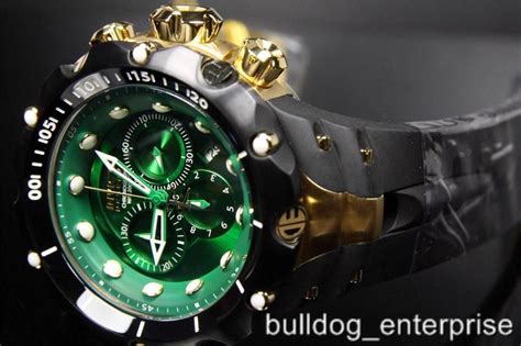 Invicta Watches Gold With Green Face