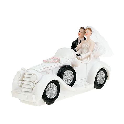 Uk Wedding Figure Bridal Couple In Convertible 15cm