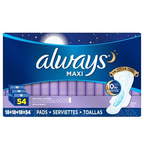 Always Maxi Overnight Extra Heavy