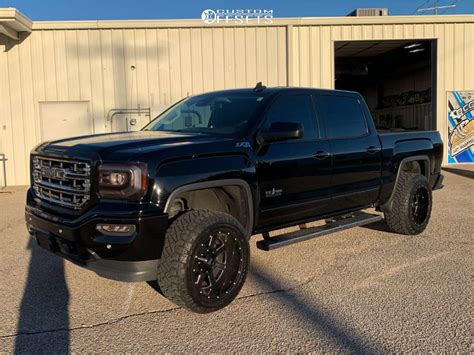 2016 Gmc Sierra 1500 With 20x12 44 Hardrock Tank And 33125r20 Nitto