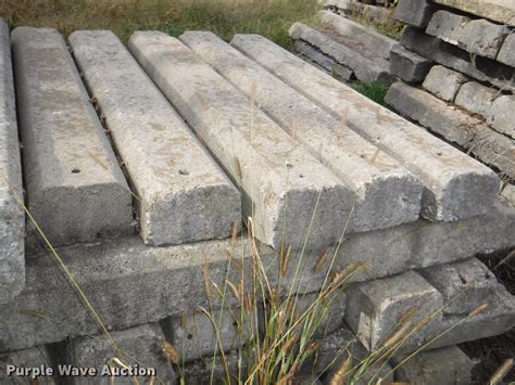 Approximately 300 Concrete Bumper Blocks In Topeka Ks Item Fs9425