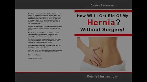 The Book Healing Hernia By Yourself Without Surgery Youtube